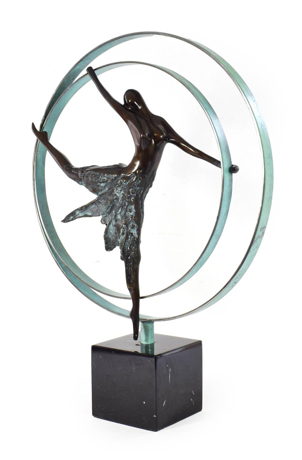 Lot 1068 - Jennie Parker (b.1971) ''Elevation'' Initialled and numbered 194/195, Bronze on a resin base,...