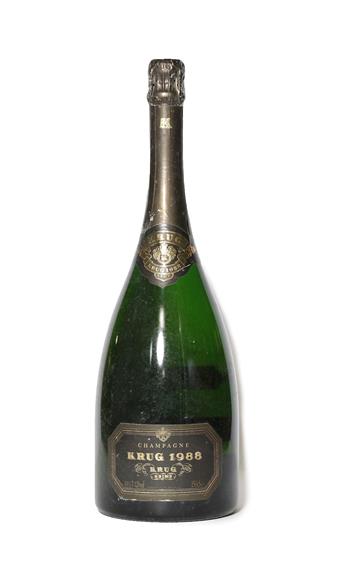 Lot 2000 - Krug 1988 Champagne (one magnum)