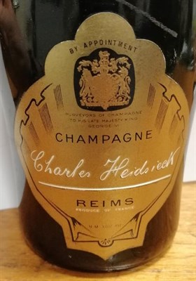 Lot 2011 - Taittinger Comtes De Champagne 1973 Rosé (two bottles), Charles Heidsieck Royal 1966 Champagne...