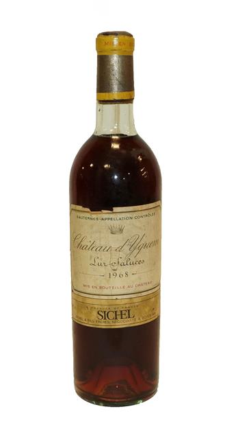 Lot 2018 - Château d'Yquem Lur-Saluces 1968 (one bottle)