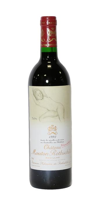 Lot 2037 - Château Mouton Rothschild 1993 Pauillac (one bottle)
