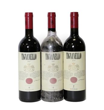 Lot 2072 - Antinori Tignanello 2007, Italy (two bottles), Antinori Tignanello 2010, Italy (one bottle) (3)