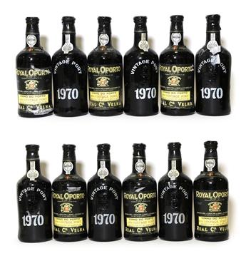 Lot 2118 - Royal Oporto 1970 Vintage Port (twelve bottles)