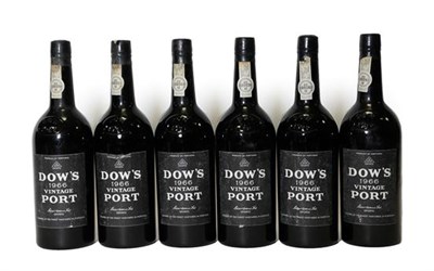 Lot 2119 - Dow's 1966 Vintage Port (six bottles)