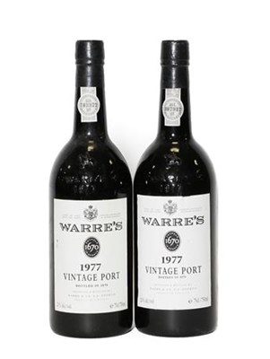 Lot 2123 - Warre's 1977 Vintage Port (two bottles)