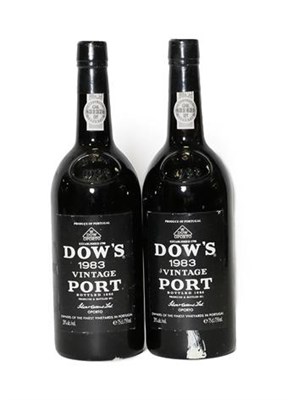 Lot 2124 - Dow's 1983 Vintage Port (two bottles), Taylor's 1983 Vintage Port (one bottle) (3)