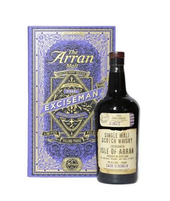 Lot 2130 - Arran Cask Strength Single Malt Scotch Whisky, ''Exciseman'' Smuggler's Series Volume 3, 56.7%...