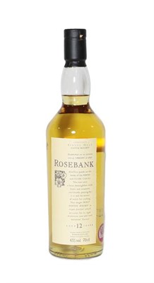 Lot 2138 - Rosebank 12 Year Old Lowland Single Malt Scotch Whisky, Flaura & Fauna bottling, 43% vol 70cl...