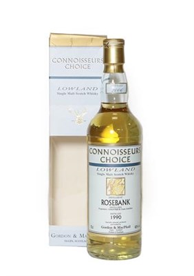 Lot 2139 - Rosebank 1990 16 Year Old Lowland Single Malt Scotch Whisky, Connoisseurs Choice bottling,...