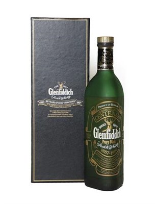 Lot 2143 - Glenfiddich The Centenary Celebration Single Pure Malt Scotch Whisky, limited edition bottle number