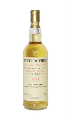 Lot 2151 - Caol Ila 1974 20 Year Old Single Malt Scotch Whisky, Hart Brothers bottling, 43% vol 70cl (one...