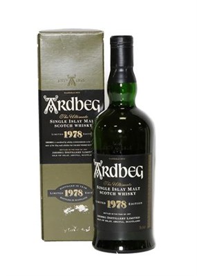 Lot 2155 - Ardbeg 1978 Limited Edition Single Malt Scotch Whisky, bottled 1997, 43% vol 70cl, in original...