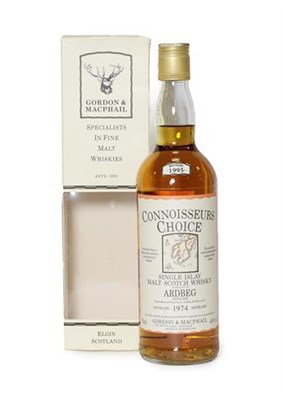 Lot 2156 - Ardbeg 1974 Single Islay Malt Scotch Whisky, Connoisseurs Choice bottling, bottled 1995, 40%...