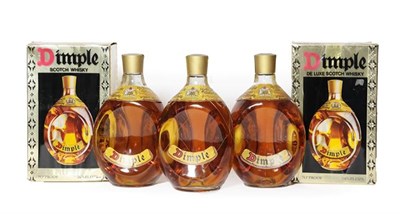 Lot 2164 - Dimple De Luxe Scotch Whisky, 1960s bottling, 70° proof, 262/3 fl. ozs. (three bottles)