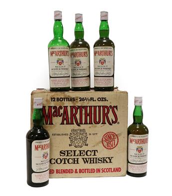 Lot 2167 - MacArthur's Select Scotch Whisky, 1970s bottling, 70° proof, 262/3 fl.ozs., in original...