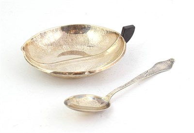 Lot 97 - A Dutch Silver Bowl and a Danish Silver Spoon, The bowl Maker's Mark S2V, Possibly For  S. I...