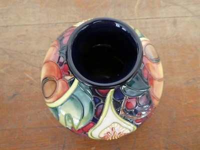 Lot 238 - A Moorcroft Queens Choice pattern vase, shape 32/5, designed by Emma Bossons, impressed factory...