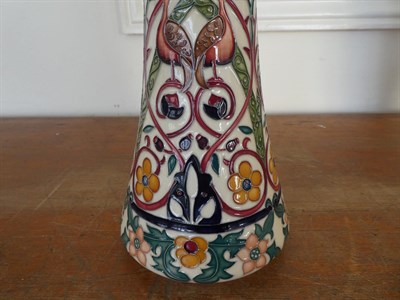 Lot 239 - A large Moorcroft Bullerswood Revisited pattern vase, designed by Rachel Bishop, impressed...