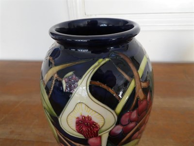 Lot 240 - A Moorcroft Queens Choice pattern vase, shape 393/10, designed by Rachel Bishop, impressed...