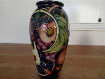 Lot 240 - A Moorcroft Queens Choice pattern vase, shape 393/10, designed by Rachel Bishop, impressed...