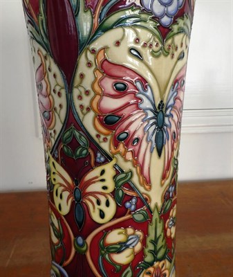 Lot 245 - A large Moorcroft Prestige Tapestry of Time pattern trumpet vase, shape 159/18, designed by...