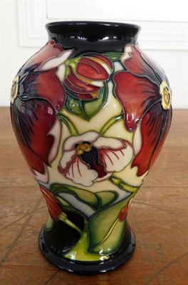 Lot 246 - A Moorcroft Rose of the forest pattern vase, designed by Philip Gibson, impressed factory marks and