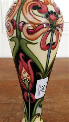 Lot 247 - A Moorcroft Burslem Legacy pattern vase, shape 138/12, designed by Rachel Bishop, impressed factory