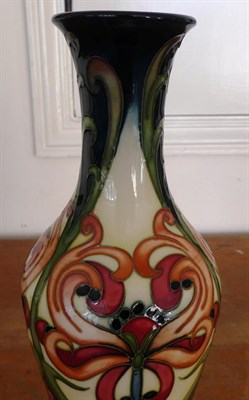 Lot 247 - A Moorcroft Burslem Legacy pattern vase, shape 138/12, designed by Rachel Bishop, impressed factory