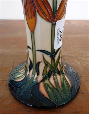 Lot 249 - A Moorcroft Monarch's Crown pattern vase, shape 85/11, designed by Rachel Bishop, impressed factory