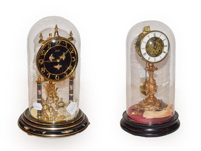 Lot 309 - A late 19th century ormulu pillar mantel clock, beneath done, signed Grignon Meusnier and a...
