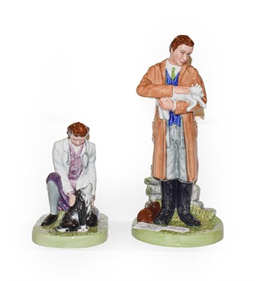 Lot 321 - Two Royal Doulton figures, Town Veterinary HN4651 and Country Veterinary HN4650, 23cm (2)