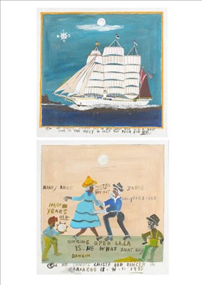 Lot 982 - Canute Caliste (1914-2005) Grenadian MR. CANUTE CALISTE THIS IS SEE (sic) CLOUD THE U.S.A SHIP CAME