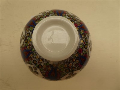 Lot 382 - A Royal Worcester Hadley ware twin-handled pedestal rose bowl enamelled with flowers, 19cm...