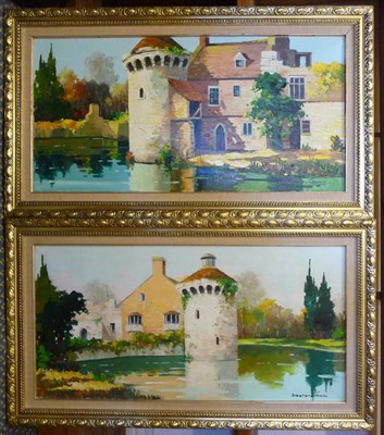 Lot 990 - Cecil Rochfort D'Oyly John (1906-1993)  Views of Scotney Castle, Lamberhurst, Kent  Both...