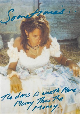 Lot 994 - After Tracey Emin (b.1963)  "Sometime's.. The dress is worth More Money Than The Money" Print,...