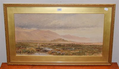 Lot 1102 - John Surtees  (1817-1915) Nothumberland moorland landscape, indistinctly signed, watercolour,...
