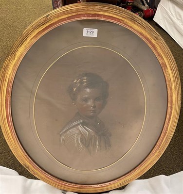 Lot 1129 - A de Solome (19th century) Portrait of a young boy believed to be James Spencer...