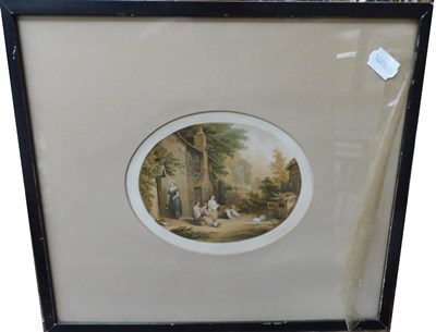 Lot 1137 - Six oval prints by Le Blonde - JB to research