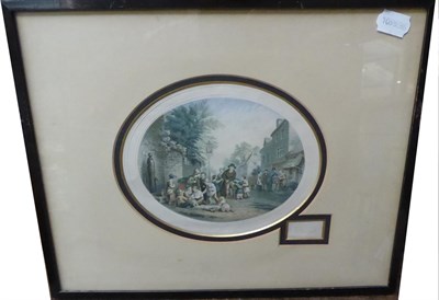 Lot 1137 - Six oval prints by Le Blonde - JB to research