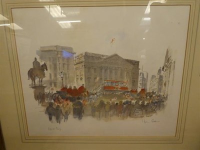 Lot 1144 - Sir Hugh Casson (1910-1999) the Lord Mayors Procession, artists proof signed in pencil, 39cm by...