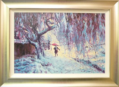 Lot 1001 - After Rolf Harris (b.1930) Australian "Winter Willow" Giclee canvas, Edition size 195,...