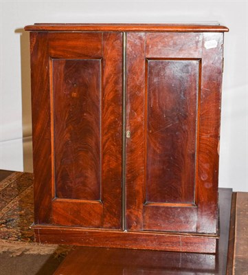 Lot 1208 - A Victorian mahogany nine-drawer fitted collectors specimen cabinet, 52cm by 33cm by 60cm