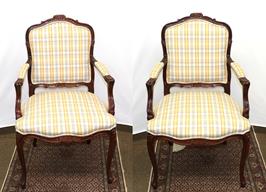 Lot 1249 - A pair of French style fauteils (2)