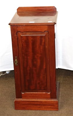 Lot 1281 - Victorian mahogany pot cupboard, 36cm by 36cm by 78cm