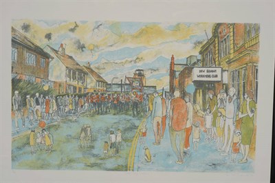 Lot 1025 - Tom McGuinness (1926-2006)  "Gala Day, Seaham" Signed artist's proof, limited edition print,...