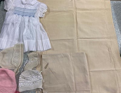 Lot 2008 - Assorted Mid 20th Century Children's Clothing, including smocked dresses, romper suits, nightgowns