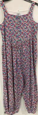 Lot 2087 - Circa 1970/80 Ladies' Costume Mainly Laura Ashley, including a cotton blue floral sleeveless...