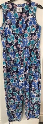 Lot 2087 - Circa 1970/80 Ladies' Costume Mainly Laura Ashley, including a cotton blue floral sleeveless...