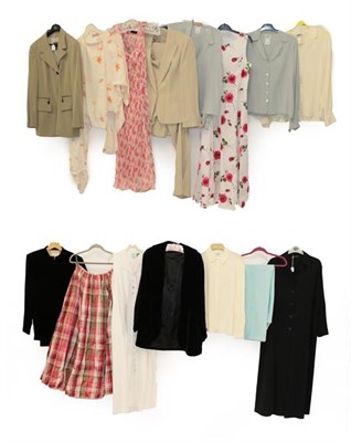 Lot 2097 - Assorted Modern Ladies' Costume, comprising several items of Laura Ashley including a pink...