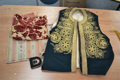 Lot 2103 - Assorted 20th Century Costume and Accessories, including a  green eastern wool waist coat, with...